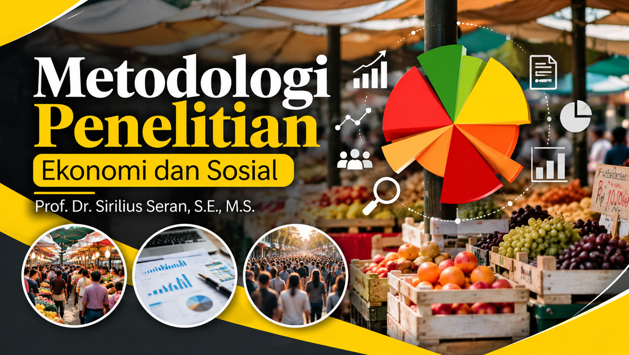 Panduan Komprehensif Metodologi Penelitian Ekonomi dan Sosial: Teori, Desain Riset, Operasionalisasi Variabel, hingga Analisis Data